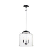 Load image into Gallery viewer, Acadia Pendant Light in Black (3-Light).