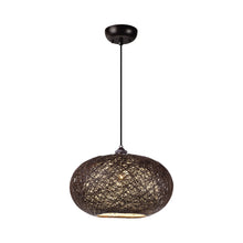 Load image into Gallery viewer, Bali Outdoor Pendant Light in Chocolate (Small).