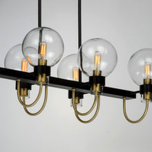 Load image into Gallery viewer, Bauhaus Linear Suspension Light in Detail.