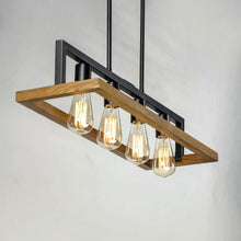 Load image into Gallery viewer, Black Forest Linear Suspension Light in Detail.