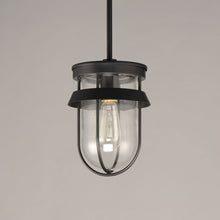 Load image into Gallery viewer, Breakwater Outdoor Semi Flush Mount Ceiling Light in Detail.