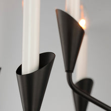 Load image into Gallery viewer, Calyx Chandelier in Detail.
