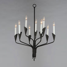 Load image into Gallery viewer, Calyx Chandelier in Detail.