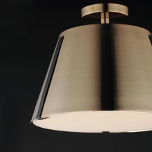 Load image into Gallery viewer, Carlo LED Semi Flush Mount Ceiling Light in Detail.