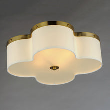 Load image into Gallery viewer, Clover Flush Mount Ceiling Light in Detail.