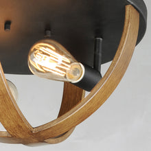 Load image into Gallery viewer, Compass Flush Mount Ceiling Light in Detail.