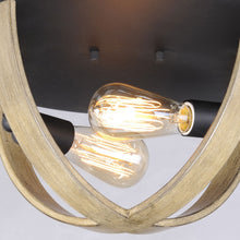 Load image into Gallery viewer, Compass Flush Mount Ceiling Light in Detail.