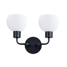 Load image into Gallery viewer, Coraline Bath Vanity Light in Black (2-Light).