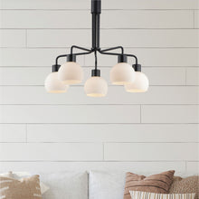 Load image into Gallery viewer, Coraline Chandelier in living room.