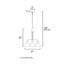 Load image into Gallery viewer, Coraline Chandelier - line drawing.