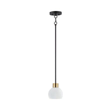 Load image into Gallery viewer, Coraline Mini Pendant Light in Bronze/Satin Brass.