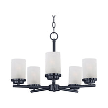 Load image into Gallery viewer, Corona Chandelier in Black (5-Light).