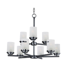 Load image into Gallery viewer, Corona Multi Tier Chandelier in Black.