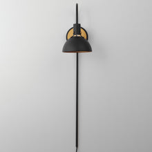 Load image into Gallery viewer, Dawn Plug-In Wall Light in Detail.