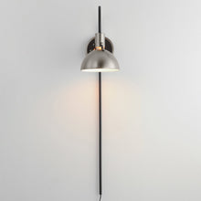 Load image into Gallery viewer, Dawn Plug-In Wall Light in Detail.