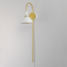 Load image into Gallery viewer, Dawn Plug-In Wall Light in Detail.
