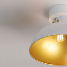 Load image into Gallery viewer, Dawn Semi Flush Mount Ceiling Light in Detail.