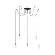 Load image into Gallery viewer, Early Electric Multi Light Pendant Light (5-Light).