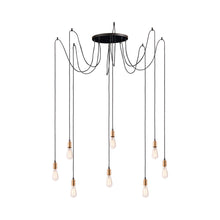 Load image into Gallery viewer, Early Electric Multi Light Pendant Light (8-Light).
