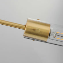 Load image into Gallery viewer, Equilibrium LED Linear Pendant Light in Detail.