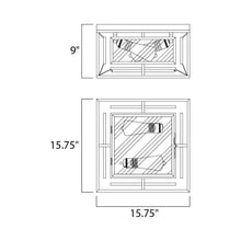 Load image into Gallery viewer, Era Flush Mount Ceiling Light - line drawing.