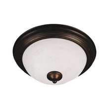 Load image into Gallery viewer, Essentials 584 Flush Mount Ceiling Light in Medium/Marble/Oil Rubbed Bronze.