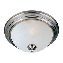 Load image into Gallery viewer, Essentials 584 Flush Mount Ceiling Light in Large/Frosted/Satin Nickel.