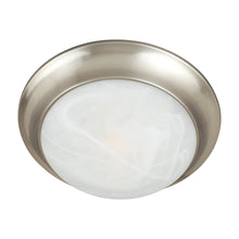 Load image into Gallery viewer, Essentials 585 Flush Mount Ceiling Light in 3-Light/Satin Nickel/Marble.