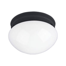 Load image into Gallery viewer, Essentials 588 Flush Mount Ceiling Light in 7.5-Inch/Black/White.