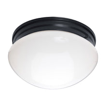 Load image into Gallery viewer, Essentials 588 Flush Mount Ceiling Light in 9-Inch/Black/White.