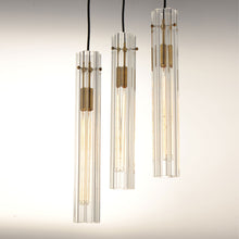 Load image into Gallery viewer, Flambeau 3 Light Pendant Light in Detail.