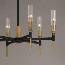 Load image into Gallery viewer, Flambeau LED Chandelier in Detail.