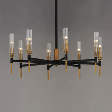 Load image into Gallery viewer, Flambeau LED Chandelier in Detail.