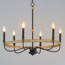 Load image into Gallery viewer, Franklin Chandelier in Detail.