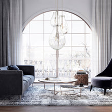Load image into Gallery viewer, Gourd Multi Light Pendant Light in living room.