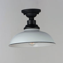 Load image into Gallery viewer, Granville Outdoor Flush Mount Ceiling Light in Detail.