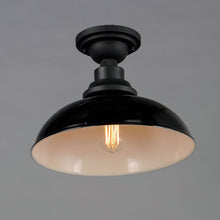 Load image into Gallery viewer, Granville Outdoor Flush Mount Ceiling Light in Detail.