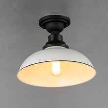 Load image into Gallery viewer, Granville Outdoor Flush Mount Ceiling Light in Detail.