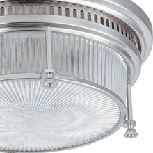 Load image into Gallery viewer, Hi-Bay Flush Mount Ceiling Light in Detail.