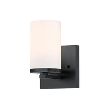 Load image into Gallery viewer, Lateral Bath Wall Light in Black.