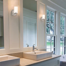 Load image into Gallery viewer, Lateral Bath Wall Light in bathroom.