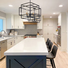 Load image into Gallery viewer, Liner Pendant Light in dining room.