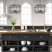 Load image into Gallery viewer, Liner Pendant Light in dining room.