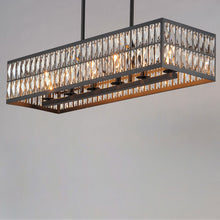 Load image into Gallery viewer, Madeline Linear Suspension Light in Detail.