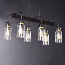 Load image into Gallery viewer, Magnolia Linear Pendant Light in Detail.