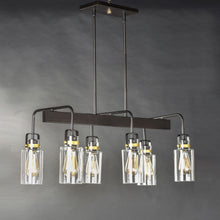 Load image into Gallery viewer, Magnolia Linear Pendant Light in Detail.