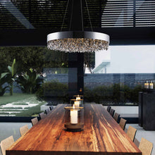 Load image into Gallery viewer, Mystic LED Pendant Light in dining room.