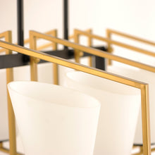 Load image into Gallery viewer, Oblique Linear Suspension Light in Detail.
