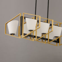 Load image into Gallery viewer, Oblique Linear Suspension Light in Detail.