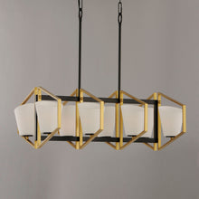 Load image into Gallery viewer, Oblique Linear Suspension Light in Detail.